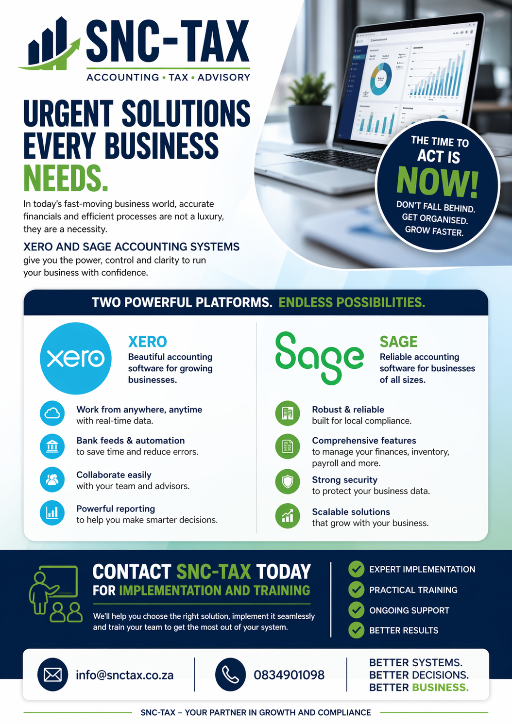 Accounting Systems Implementation and Training